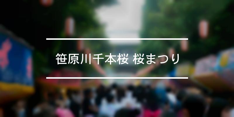 笹原川千本桜 桜まつり 2021年 [祭の日]
