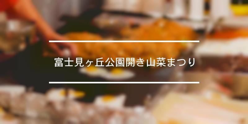 富士見ヶ丘公園開き山菜まつり 年 [祭の日]